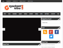 Tablet Screenshot of igadgetarena.com